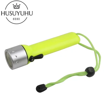 HUSUYUHU SISI Profesionist de Scufundări Orbire Plastic Lanterna Acasă de Iluminat Mini Portabil în aer liber cu rază Lungă de rezistent la apa Lanterna