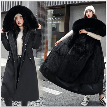Iarna femei, Geci 2020 îngroșa cald căptușit jachete de iarnă strat de sex Feminin solid uza de zăpadă jacheta -10 la -30C purta S-3XL R837