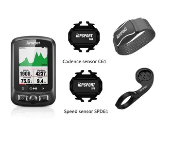 IGPSPORT IGS618 GPS Ciclism Calculator cu Monitor de Ritm Cardiac