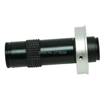Industriale Microscop 5X-100X C-mount Lens Mare Câmp de Vedere Mare Distanta de Lucru Monocular Video Lupă