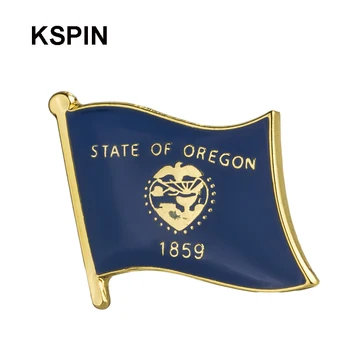 Insigna metalică statele UNITE ale americii American Montana Drapelul de Stat Icoane pe rucsac Brosa pentru Femei/Om Îmbrăcăminte 10buc XY0185