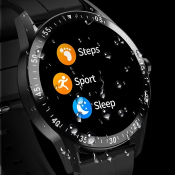 IPS Full HD Touch screen bărbați ceas Inteligent Bluetooth Apel tensiunii arteriale Monitor de Ritm Cardiac IP67 sport smartwatch Pentru Android IOS