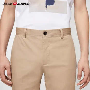 JackJones Bărbați Confortabil Lycra Tesatura din Bumbac Stretch Slim Fit Pantaloni Casual pentru Barbati| 219314529