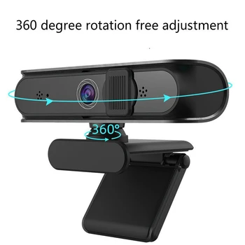 Jeleu Pieptene 1080P Webcam cu Frumusețea Filtru Auto Focus USB Webcam Built-in Microfon pentru Laptop Youtube Video Live Camera de Frumusete