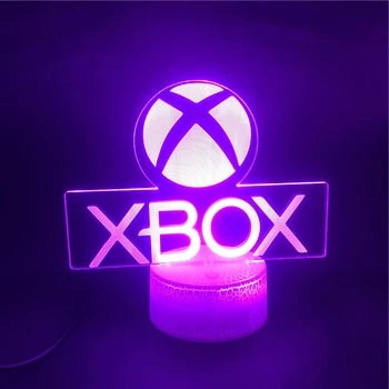 Joc XBOX Acasă Joc cel Mai bun Cadou pentru Băiat Lumina de Noapte LED USB Direct de Aprovizionare App de Desene animate pentru Copii de Control Cadouri Lampa