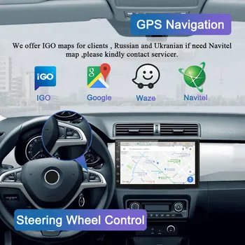 JOYINCAR 2G+32G 2din Android 9.1 auto multimedia player Video pentru Peugeot 307 307CC 307SW 2002-2013 radio auto navigație GPS WiFi