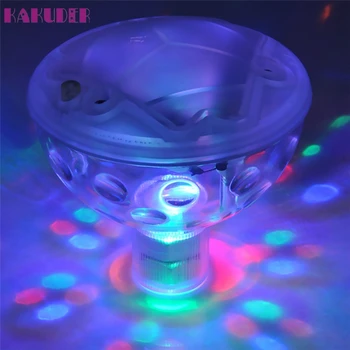 KAKUDER piscină lumina Plutitoare Subacvatice cu LED-Lumina Disco Glow Show Piscină cu Hidromasaj Spa Lampa lumiere disco piscine