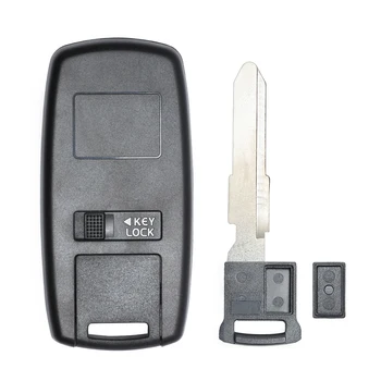 Keyecu 2 Buton de la Distanță Cheie Shell Caz Fob pentru Suzuki Grand Vitara Swift, SX4 SX-4 XL-7 2006-2012 Lama Opțional