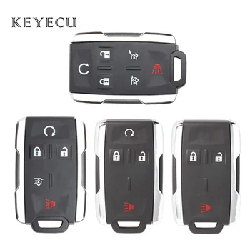 Keyecu Inteligent de la Distanță Cheie Shell Caz cu 3 4 5 6 Butoane pentru Chevrolet Escalade ESV Silverado Sierra Suburban, Tahoe