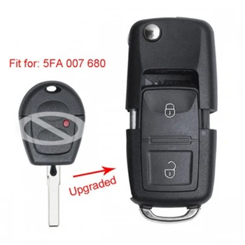 Keyecu Modernizate Flip Cheie de la Distanță 433MHz Cip ID48 pentru VW Toledo, Leon, Ibiza, Cordoba, Arosa Alhambra P/N: 5FA 007 680, 5FA007680