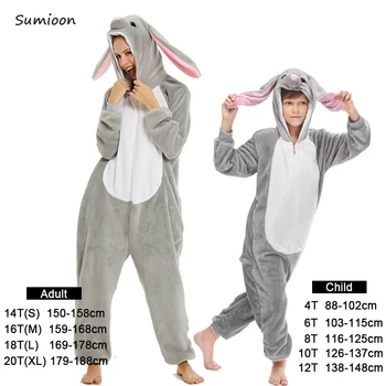 Kigurumi Unicorn Pijamale Animal Adult Panda Pijamale Femei, Pijamale Baieti Fete Pijamale Flanel Cald Iarna Copii Pijama