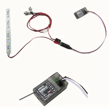 Lampă cu LED-uri de Lumină de Control Panoul de Comutare Sistem de Turn on/Off 3CH pentru Masina RC Model de Vehicul Partea de Acces