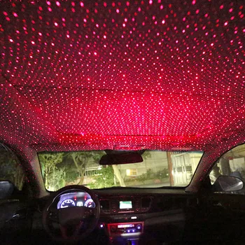 LED-uri Auto Acoperiș Starlight Proiecție Laser Atmosferă de Lumină USB Noapte Decor Lampa Pentru Kia, Mazda, Chevrolet Buick Auto Chrysler Styling