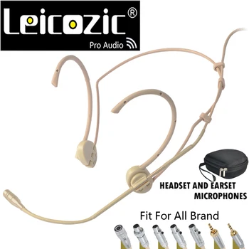 Leicozic Sus Condensator Mini 4Pin XLR TA4F Cu suport Microfon Headworn cu Cască Microfon Wireless Transmitator BodyPack