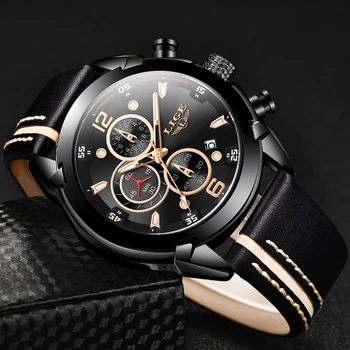 LIGE Oameni Uita-te la Top Brand de Lux Cronograf Cuarț Ceas pentru Bărbați Ceasuri Sport Militare Armata de sex Masculin Ceas de mână Ceas relogio masculino