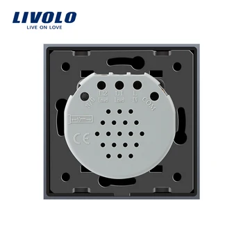 Livolo UE Standard Întrerupător la Distanță, Comutator Wireless 1 Banda 2 Drum, Smart Switch cu Funcția de Telecomandă ,Touch Comutator,VL-C701SR-1/2/5,