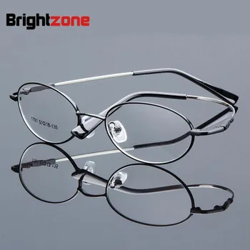 Livrare gratuita Forma Ovala, din Metal Plin Mici Fata de Prescriptie medicala Spectacol Optic Ochelari Cadru B1701 oculos de grau ochelari