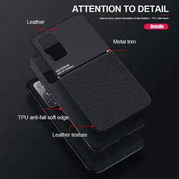 Magnetic Flip Caz de Telefon Pentru Samsung Galaxy S20 FE S20 Plus S 20 Ultra 6D Moale Flip Acoperă din nou Pe Samsun A12 A51 A31 A21s Armura