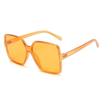 Mare de Lentile de ochelari de Soare Patrati Femei 14 Culori Bărbați Brand de Lux Ochelari Supradimensionate, Ochelari de Soare Femei Nuante Coulos Anti-UV