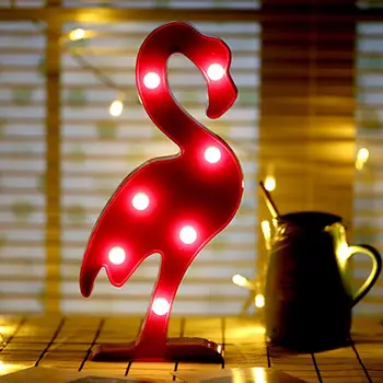 Masă LED Lumina de Noapte Marquee Unicorn Stea Inima Flamingo Ananas Crăciun Copac de nucă de Cocos Petrecere Acasă Decor 3D Lampa de Birou