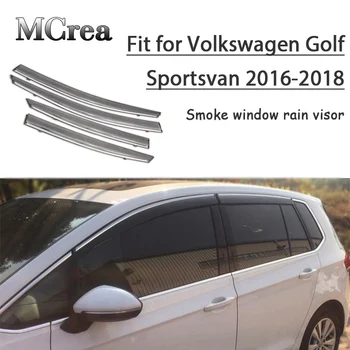 MCrea Styling Auto Fum Fereastra Soare, Ploaie, Parasolar Deflectoare de Paza Pentru Volkswagen VW Golf Sportsvan/SV 2016 2017 2018 Accesorii