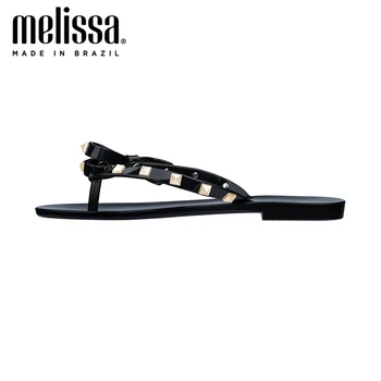 Melissa Armonice Arcul III Femeile Adulte Jeleu Pantofi Plat Papuci de casă Nit Sandale 2020 Arc Femei Jeleu Flip Flop Melissa Pantofi de Femeie