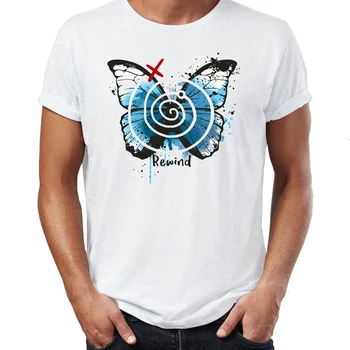 Men ' s T-shirt Viața Este Ciudat Efectul Fluture Colecistectomie Preț Corb Jocuri Gamer Minunat Tricou Cool Tricouri Topuri Harajuku Streetwear