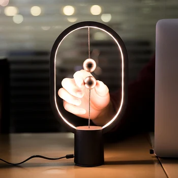 Mini Echilibrul Lumina de Creatie Magnetic Comutator Lumina de Noapte Suspensie LED-uri Lampă Noptieră Internet Populare Cadouri
