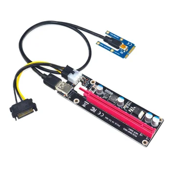 Mini PCI-E PCI-E x16 Riser placa Grafică Extern + 60 cablu USB pentru Laptop