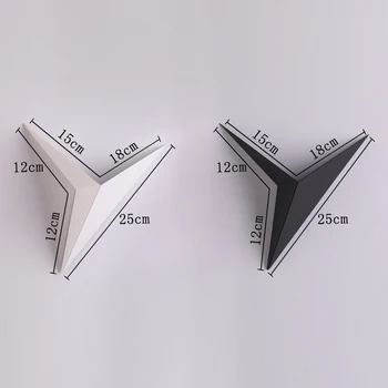 Minimalist Modern triunghi LED Lămpi de Perete Nordic stil de Interior, Lămpi de Perete Camera de zi Lumini 3W AC85-265V de Iluminat Simplu