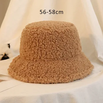 Moda Găleată Pălării Ține de Cald Unisex 1buc Blana Artificiala Pescar Pălărie Stil Japonez Toamna Iarna Pur Capac de Culoare