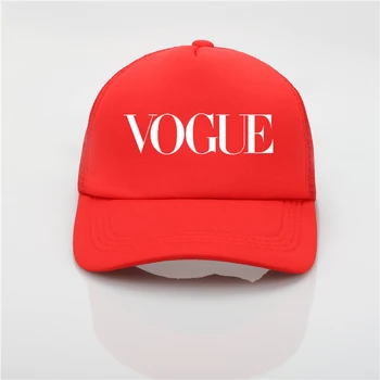Moda net capac Vogue imprimare șapcă de baseball pentru Bărbați și femei Trend Vara Capac Nou de Tineret Joker palarie de soare pe Plaja hat Visor