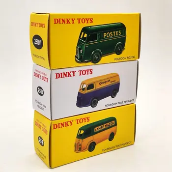 Mult de 3 1:43 Dinky Toys 25B/25BV Pentru Furgon TOLE P~geot și Poștale turnat sub presiune Modele de Jucarii Auto