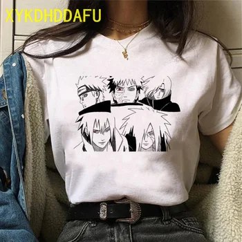 Naruto Bărbați Japonezi Grafic Tricou Unisex Streetwear Anime, Sasuke T-shirt de Vară Hip Hop de sex Masculin Supradimensionat Tricou Topuri Tricouri Tricou