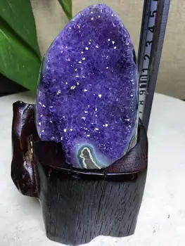 Naturale ametist piatră brută cristal violet de bord bloc Ametist pestera corn al abundenței bogăției demagnetizare decor