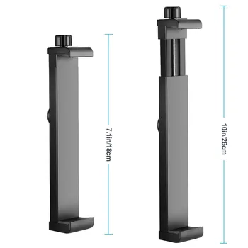 Neewer Tableta Trepied Adaptor de Montare Suport 6.3-9.25 cm/16-23.5 centimetri de Prindere Reglabil pentru Mini iPad 2/3/4