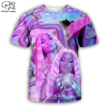 Nicki Minaj Hip-Hop cântăreață 3d Hanorace Imprimare Femei/Barbati casual Cool Maneca Lunga Print Jachete cu Glugă Moda unisex Haine