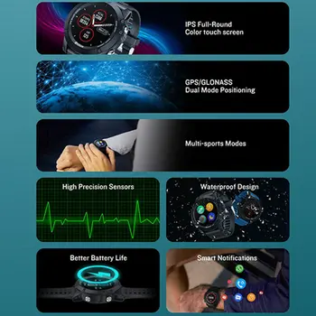 Noi 2020 Zeblaze VIBE 3 GPS Smartwatch Rata de Inima mai Multe Moduri de Sport rezistent la apa/Viață Mai bună a Bateriei Ceas cu GPS Pentru Android/IOS