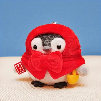 NOI KAWAII 9CM Pinguini papusa de Plus animale de pluș jucărie Pinguini poseta de monede Surpriză Populare Animale Amuzante Noutate Gag Jucării Pentru Copil