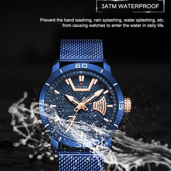 Noi NAVIFORCE Brand de Lux Barbati Ceas Militar ceasuri Sport Mens Impermeabil Ceas Masculin Cuarț Ceasuri Relogio Masculino 2020