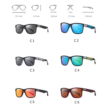 Noi Polarizate Adevărat Film Unisex ochelari de Soare Sport de Conducere Ochelari de vedere Femei UV400 Ochelari Pătrați