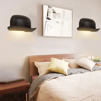 Nordic modern, simplu de îmbunătățire Acasă LED personalitate creatoare de perete de lumină noptiera foaier lampă de perete