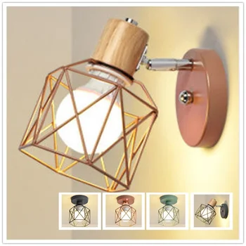 Nordic stilul Modern cu LED-uri Lumini de Perete din lemn noptieră lampa de perete tranșee de perete moderne Plafon lampă de interior pentru bucatarie dormitor
