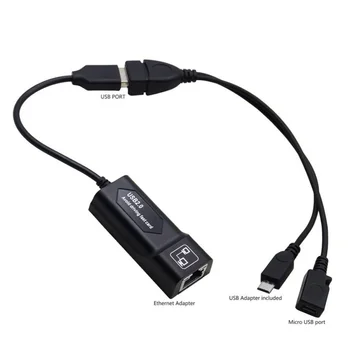 Noul USB la RJ45 10/100 Mbps Ethernet USB Adaptor placa de Retea LAN USB Adapter, Lan RJ45 Card Micro Adaptor USB pentru PC, laptop