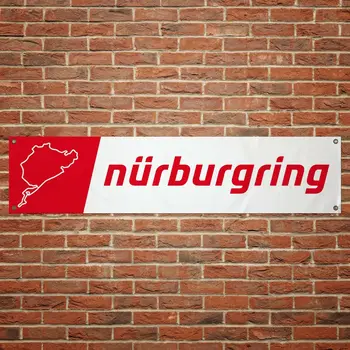 Nurburgring Fanionul pentru decoratiuni interioare de cort, decor sport garaj atelier de decorare