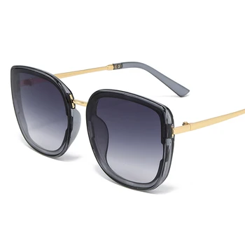 Ochelari de soare 2020 Moda Supradimensionat ochelari de Soare Femei UV400 designer de Brand fără ramă de Metal Pătrat Ochelari de Soare de sex Feminin de sol