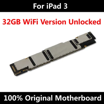 Original A1403 A1416 A1430 Placa de baza Pentru Placa de baza iPad 3 Original Deblocat Logica Bord Liber iCloud 16/32/64GB Cu Sistem IOS