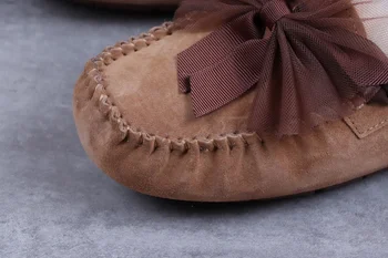 Original Pantofi de Iarna UGG 1020030 Dakota Tul Arcul de Blană, Pantofi Cald Iarna Plat Alunecare pe Zăpadă Pentru Femei Mocasini Casual Plus Dimensiune