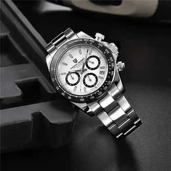 PAGANI DESIGN 1644 Cuarț Ceas Automatic Barbati din Oțel Inoxidabil rezistent la apă Ceas de Lux de Top de Brand Cronograf Reloj hombres