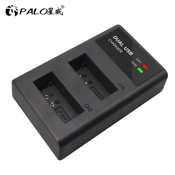 PALO USB dual slot încărcător de baterie LP-E12 LP-E12 LPE12 incarcator pentru aparat Foto Canon LP-E12 LP-E12 LPE12 baterie